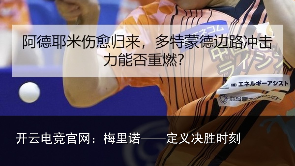 开云电竞官网:梅里诺——定义决胜时刻